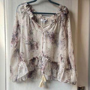 Elizabeth and James silk top